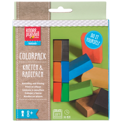 Modelliermassen-Set Kneten & Radieren „Colorpack Basic“ | 120 g