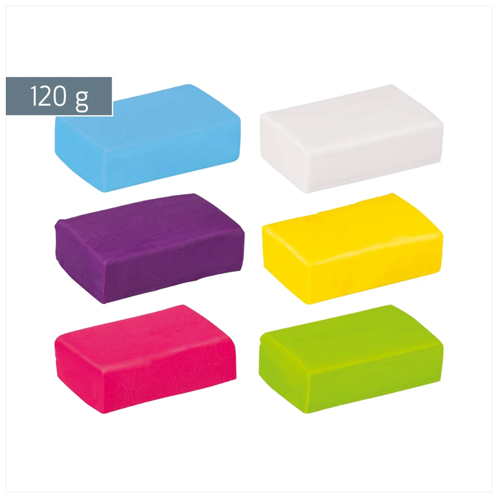 Modelliermassen-Set Kneten & Radieren „Colorpack Fun“ | 120 g
