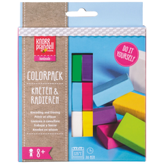 Modelliermassen-Set Kneten & Radieren „Colorpack Fun“ | 120 g