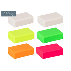 Modelliermassen-Set Kneten & Radieren „Colorpack Neon“ | 120 g