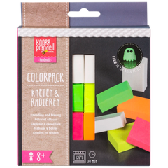 Modelliermassen-Set Kneten & Radieren „Colorpack Neon“ | 120 g