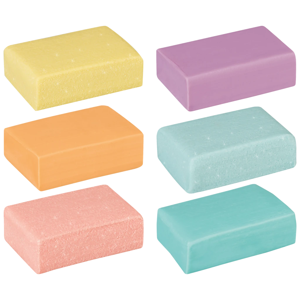 Modelliermassen-Set Kneten & Radieren „Colorpack Pastell“ | 120 g
