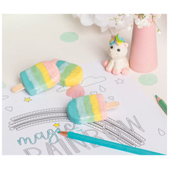 Modelliermassen-Set Kneten & Radieren „Colorpack Pastell“ | 120 g