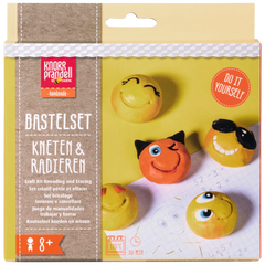 Bastel-Set Kneten & Radieren „Be Happy“ | 100 g