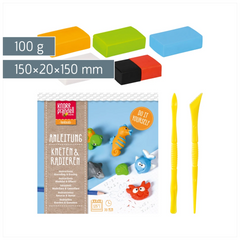 Bastel-Set Kneten & Radieren „Seaworld“ | 100 g