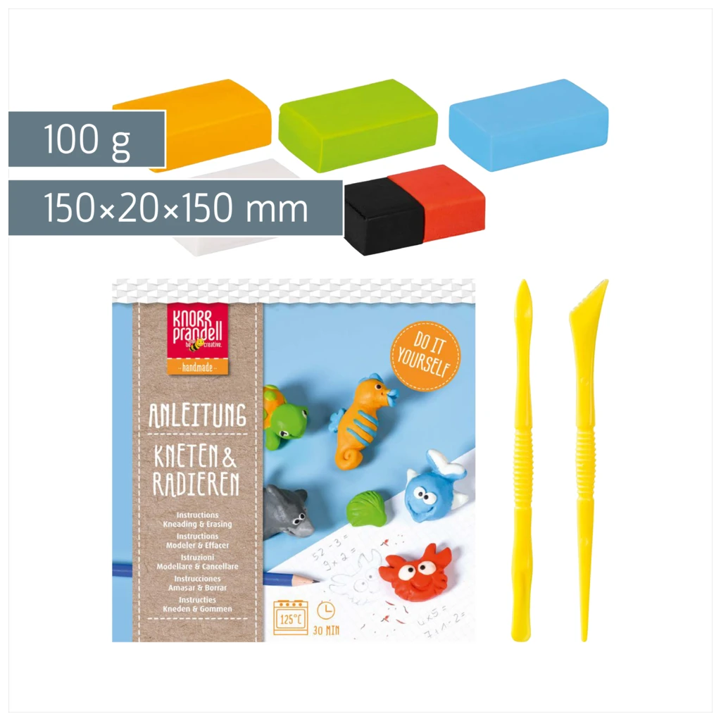 Bastel-Set Kneten & Radieren „Seaworld“ | 100 g