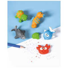 Bastel-Set Kneten & Radieren „Seaworld“ | 100 g