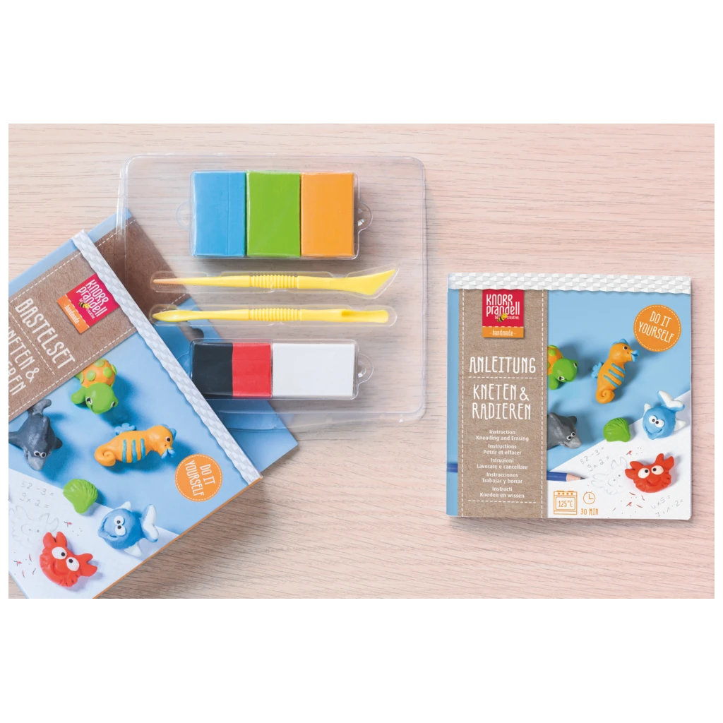 Bastel-Set Kneten & Radieren „Seaworld“ | 100 g