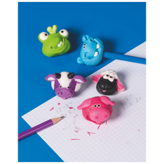 Bastel-Set Kneten & Radieren „Funny Animals“ | 100 g