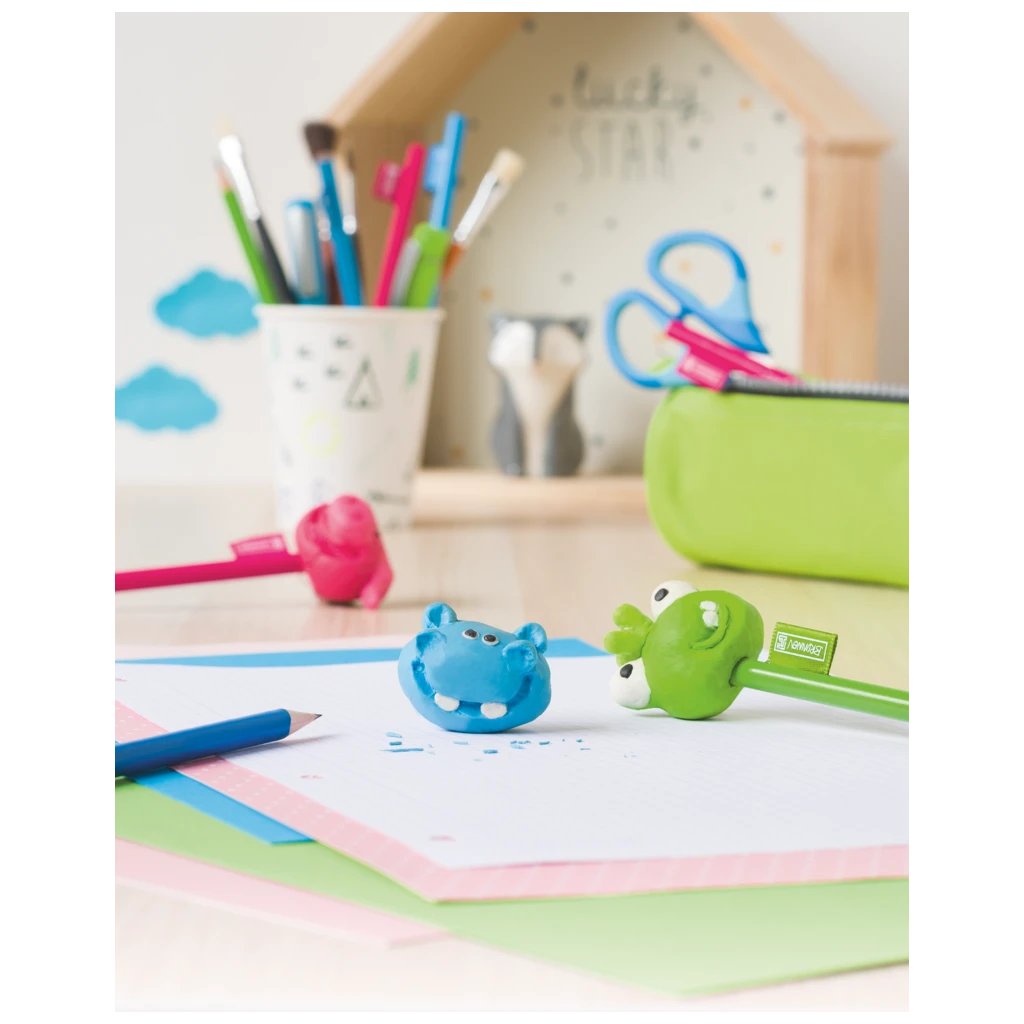 Bastel-Set Kneten & Radieren „Funny Animals“ | 100 g