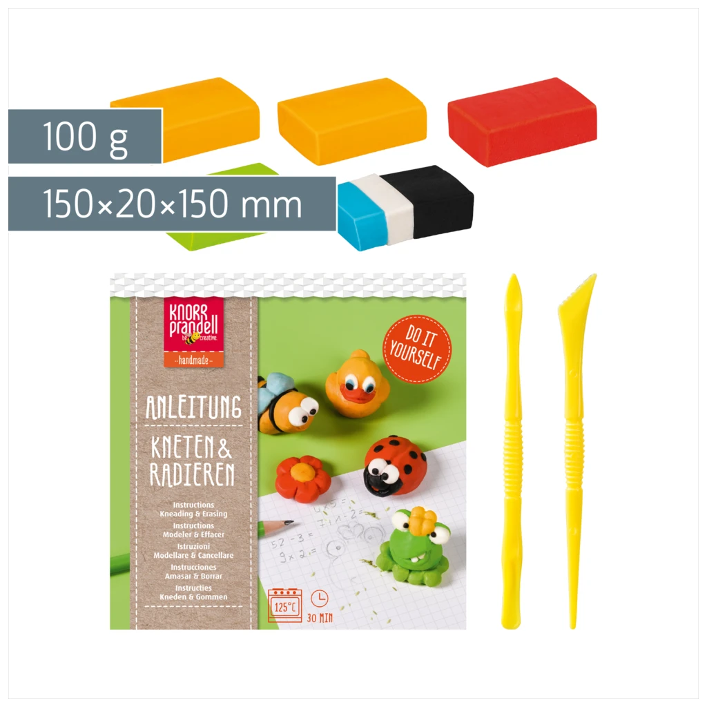 Bastel-Set Kneten & Radieren „Summertime“ | 100 g