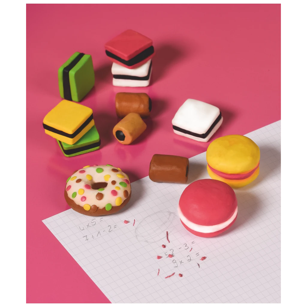 Bastel-Set Kneten & Radieren „Tasty Candies“ | 100 g
