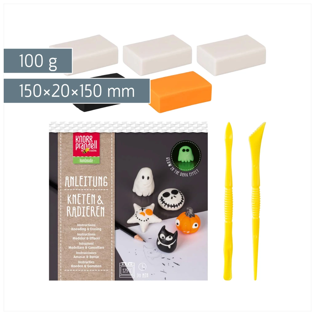 Bastel-Set Kneten & Radieren „Nightmare“ | 100 g