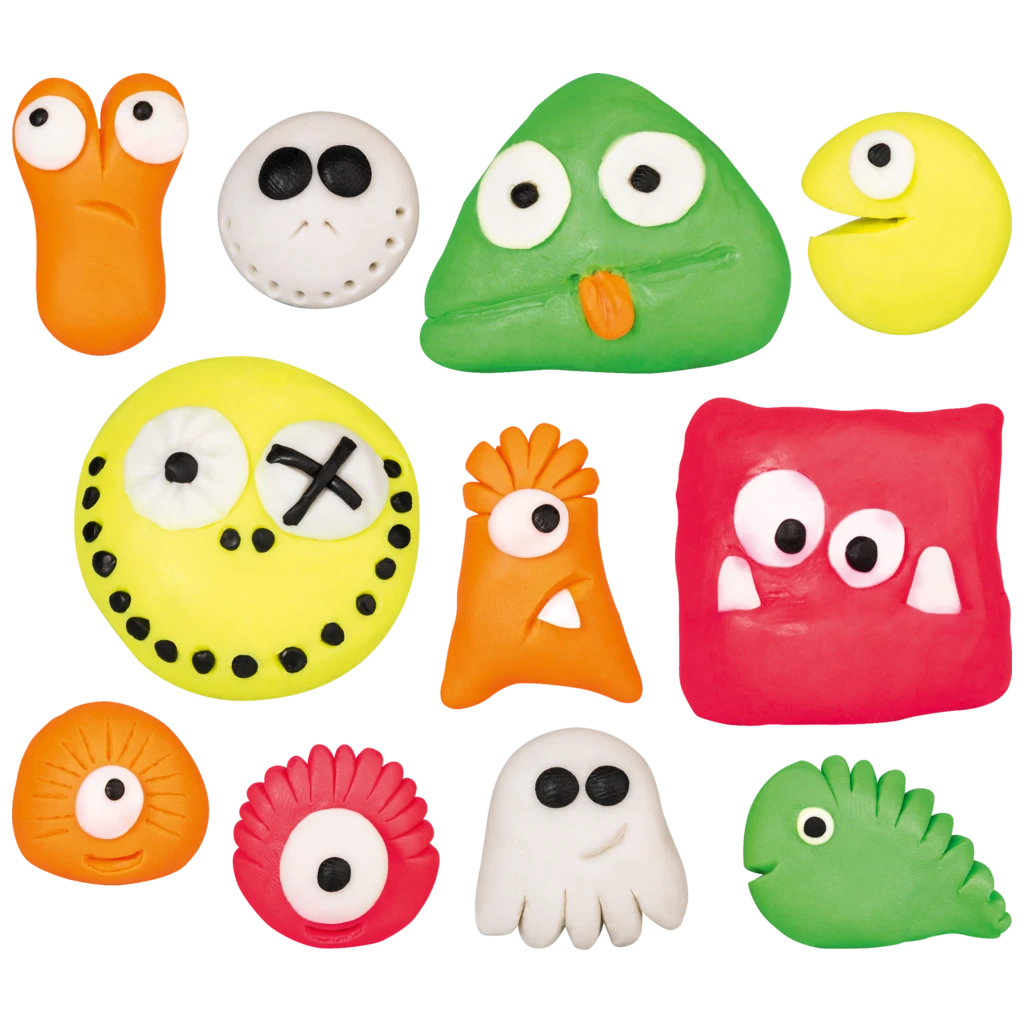 Bastel-Set Kneten & Radieren „Crazy Neon“ | 100 g