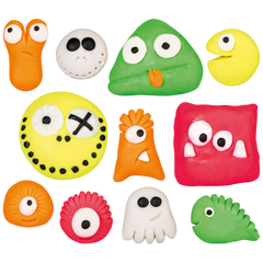 Bastel-Set Kneten & Radieren „Crazy Neon“ | 100 g