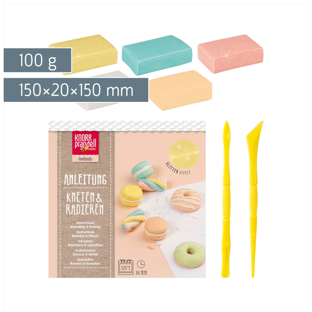 Bastel-Set Kneten & Radieren „Sugar Sweets“ | 100 g
