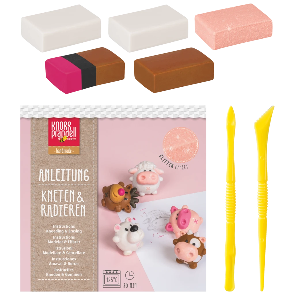 Bastel-Set Kneten & Radieren „Friends“ | 100 g