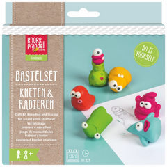 Bastel-Set Kneten & Radieren „Aliens“ | 100 g