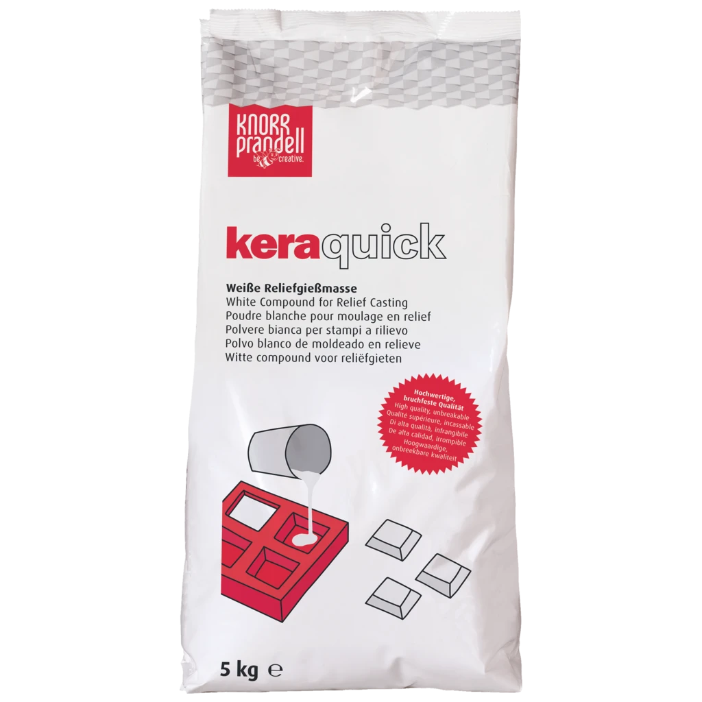 Gießmasse keraquick | weiß, 5 kg