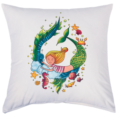 Bastel-Set Stoff bemalen „Mermaid“ Kissen