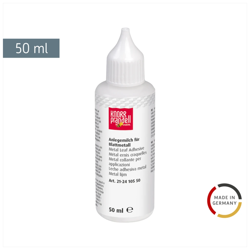 Anlegemilch für Blattmetall | transparent, 50 ml