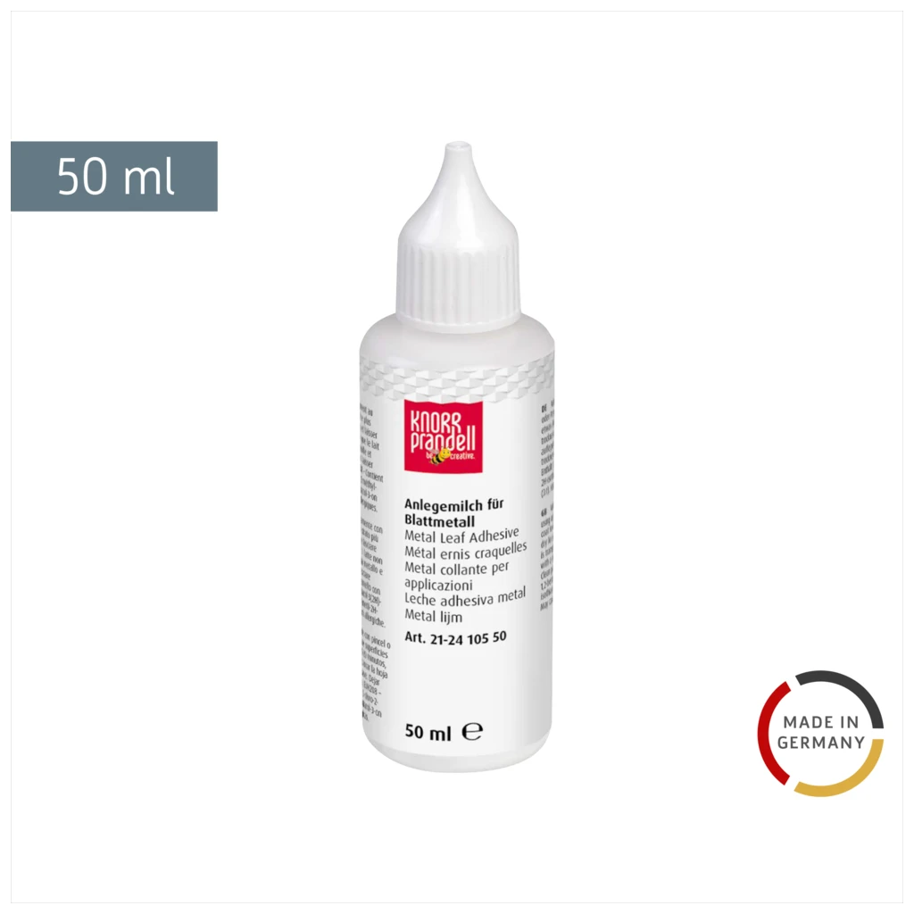 Anlegemilch für Blattmetall | transparent, 50 ml