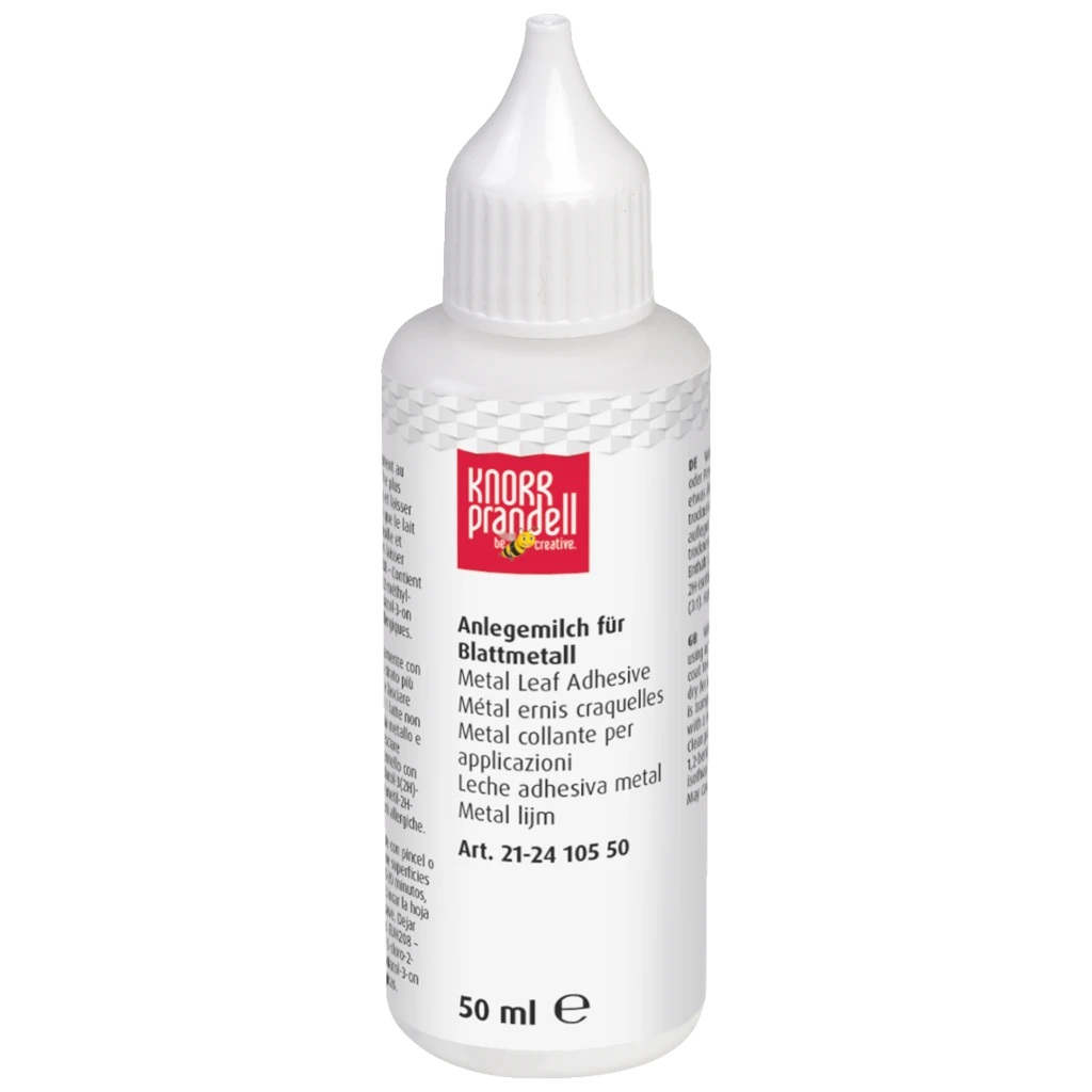 Anlegemilch für Blattmetall | transparent, 50 ml