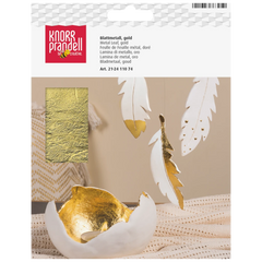 Blattmetall | 140×140 mm, gold, 25 Stück