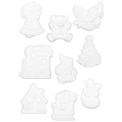 Gießform „Weihnachten“ | 55-70 mm, weiß