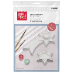 Gießform „Sterne“ Kerzenhalter | 115-170 mm, weiß