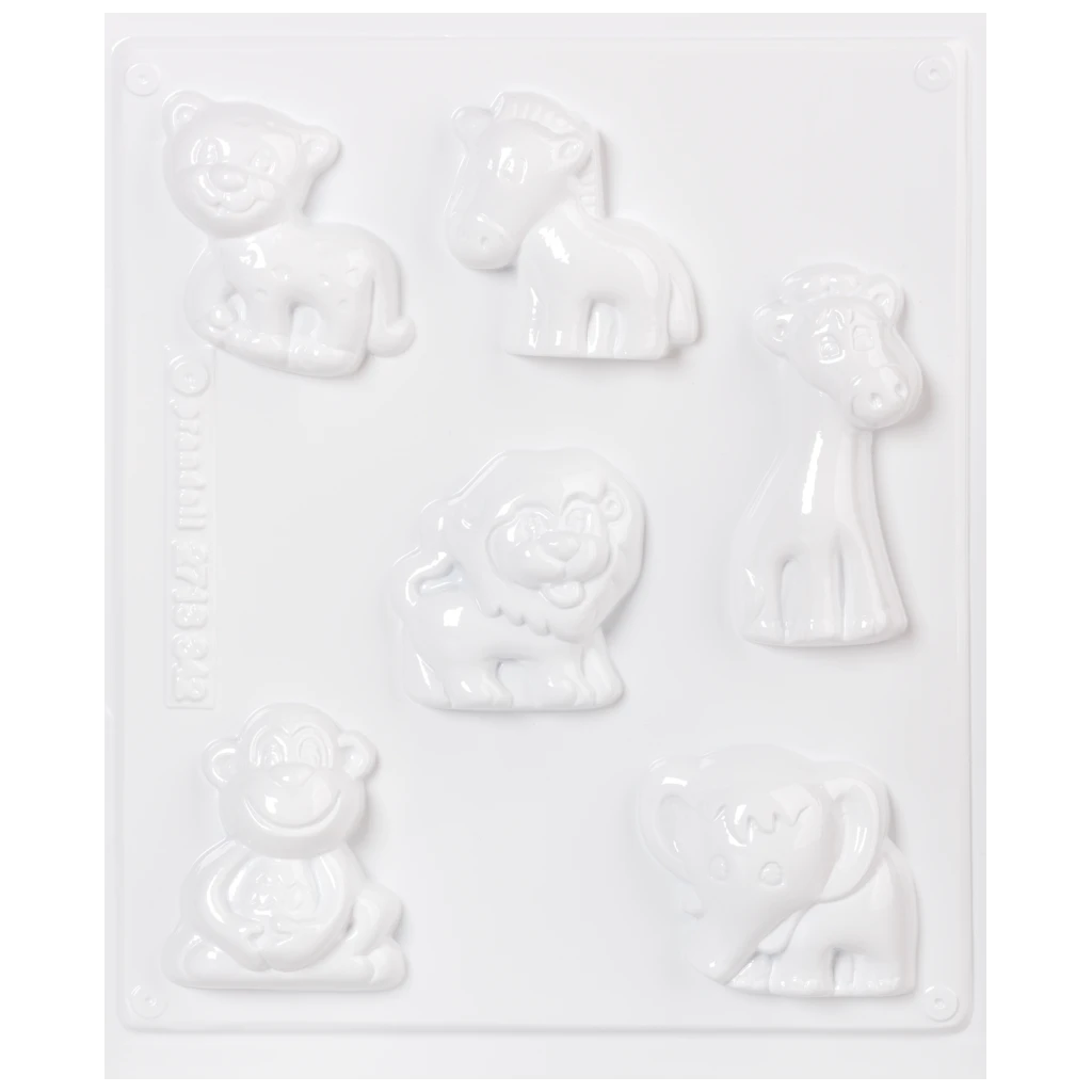 Gießform „Safari“ | 60-90 mm, weiß