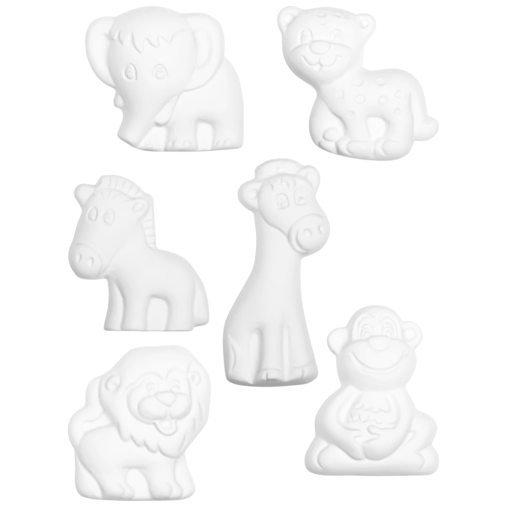 Gießform „Safari“ | 60-90 mm, weiß