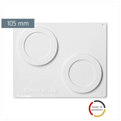 Gießform „Untersetzer“ | 105 mm, weiß