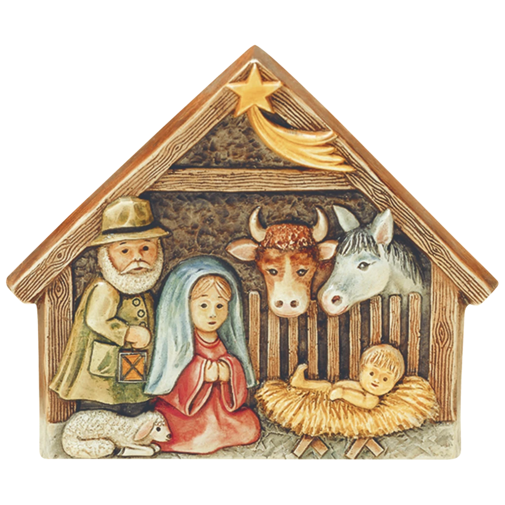 Gießform „Weihnachtskrippe“ | 200×170 mm, weiß