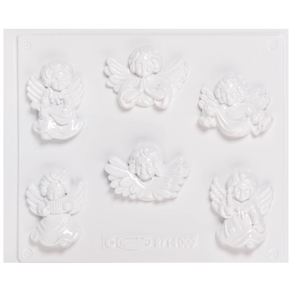 Gießform „Engel“ | 50-75 mm, weiß
