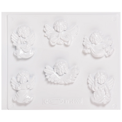 Gießform „Engel“ | 50-75 mm, weiß