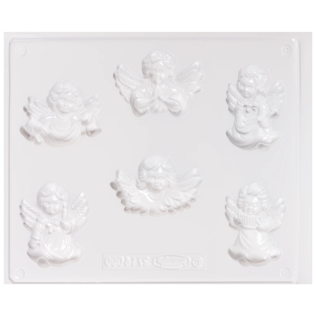 Gießform „Engel“ | 50-75 mm, weiß