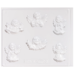Gießform „Engel“ | 50-75 mm, weiß