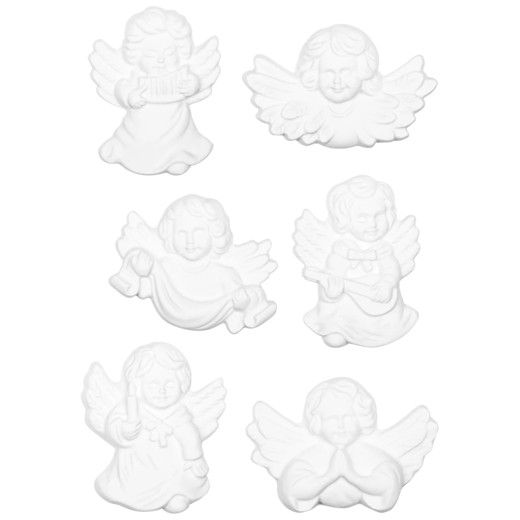 Gießform „Engel“ | 50-75 mm, weiß