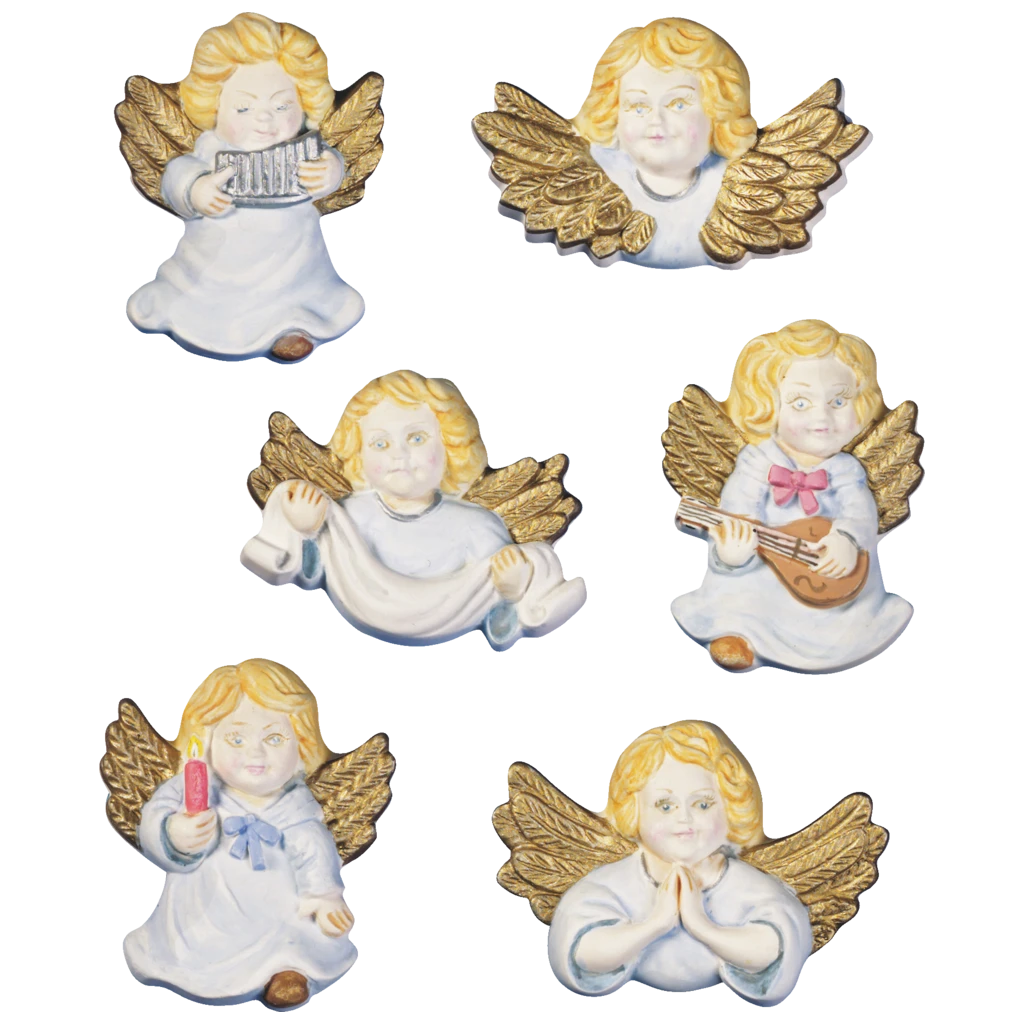 Gießform „Engel“ | 50-75 mm, weiß