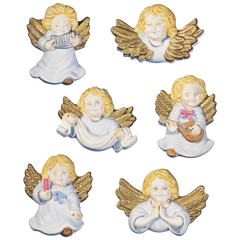 Gießform „Engel“ | 50-75 mm, weiß