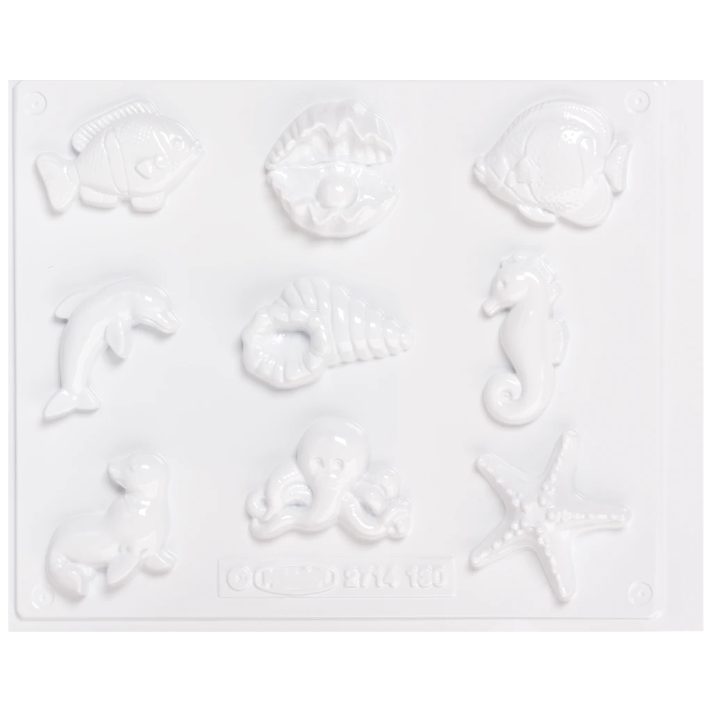 Gießform „Seaworld“ | 40-65 mm, weiß