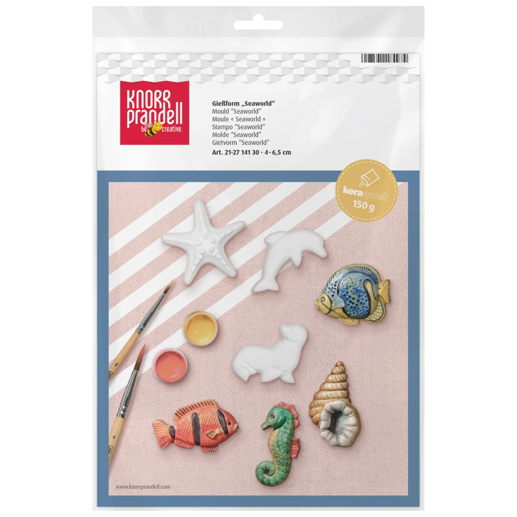 Gießform „Seaworld“ | 40-65 mm, weiß