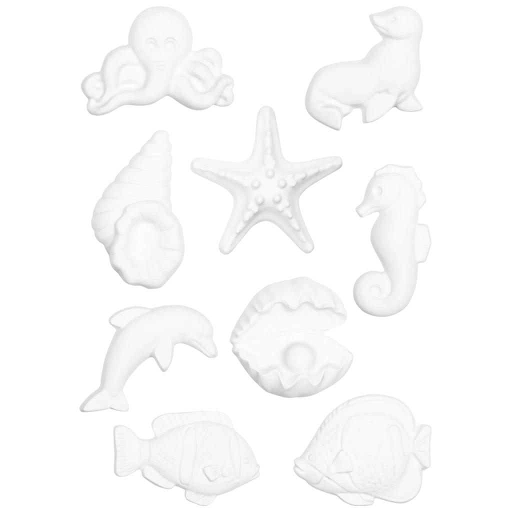 Gießform „Seaworld“ | 40-65 mm, weiß