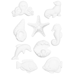 Gießform „Seaworld“ | 40-65 mm, weiß