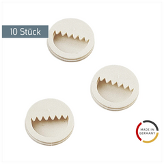 Eingießaufhänger | weiß, 10 Stück