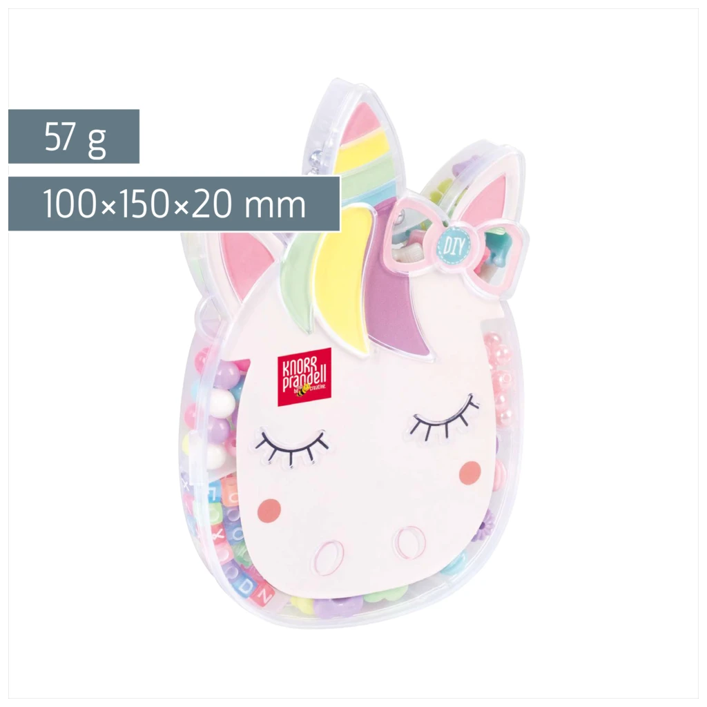 Schmuck-Set „Unicorn“ | 100×150×20 mm, mehrfarbig, pastell, 57 g
