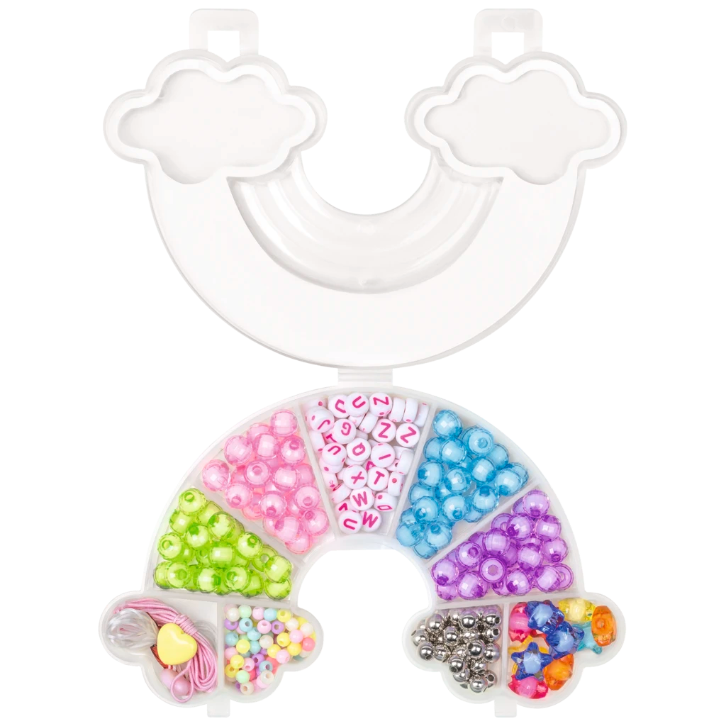 Schmuck-Set „Rainbow“ | 148×90×20 mm, mehrfarbig, pastell, 36 g