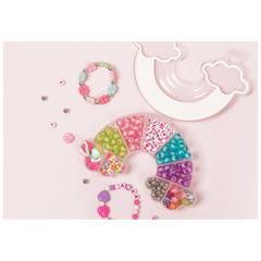 Schmuck-Set „Rainbow“ | 148×90×20 mm, mehrfarbig, pastell, 36 g