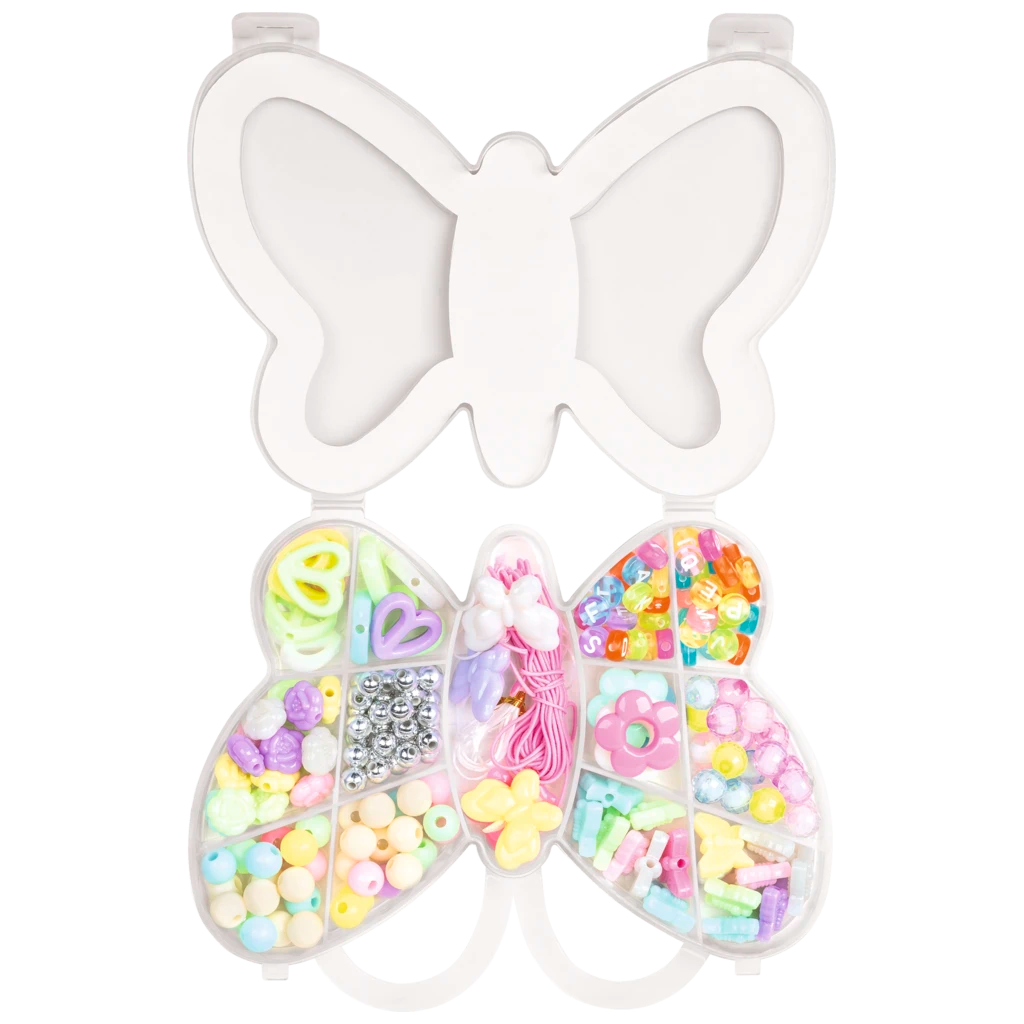 Schmuck-Set „Butterfly“ | 140×110×20 mm, mehrfarbig, pastell, 38 g